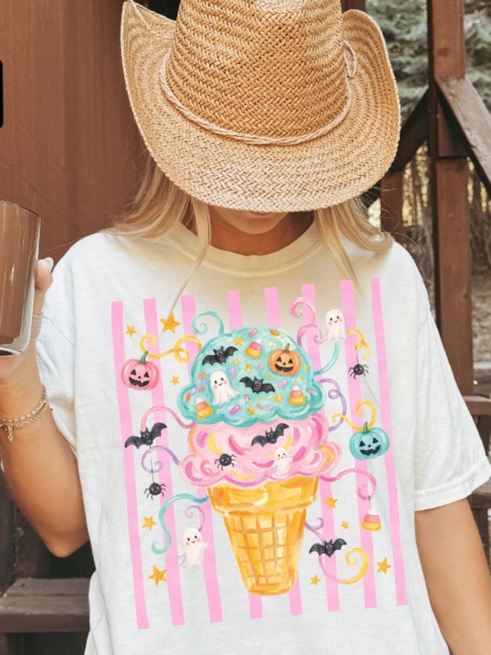 SummerWeen Ice Cream Graphic Tee